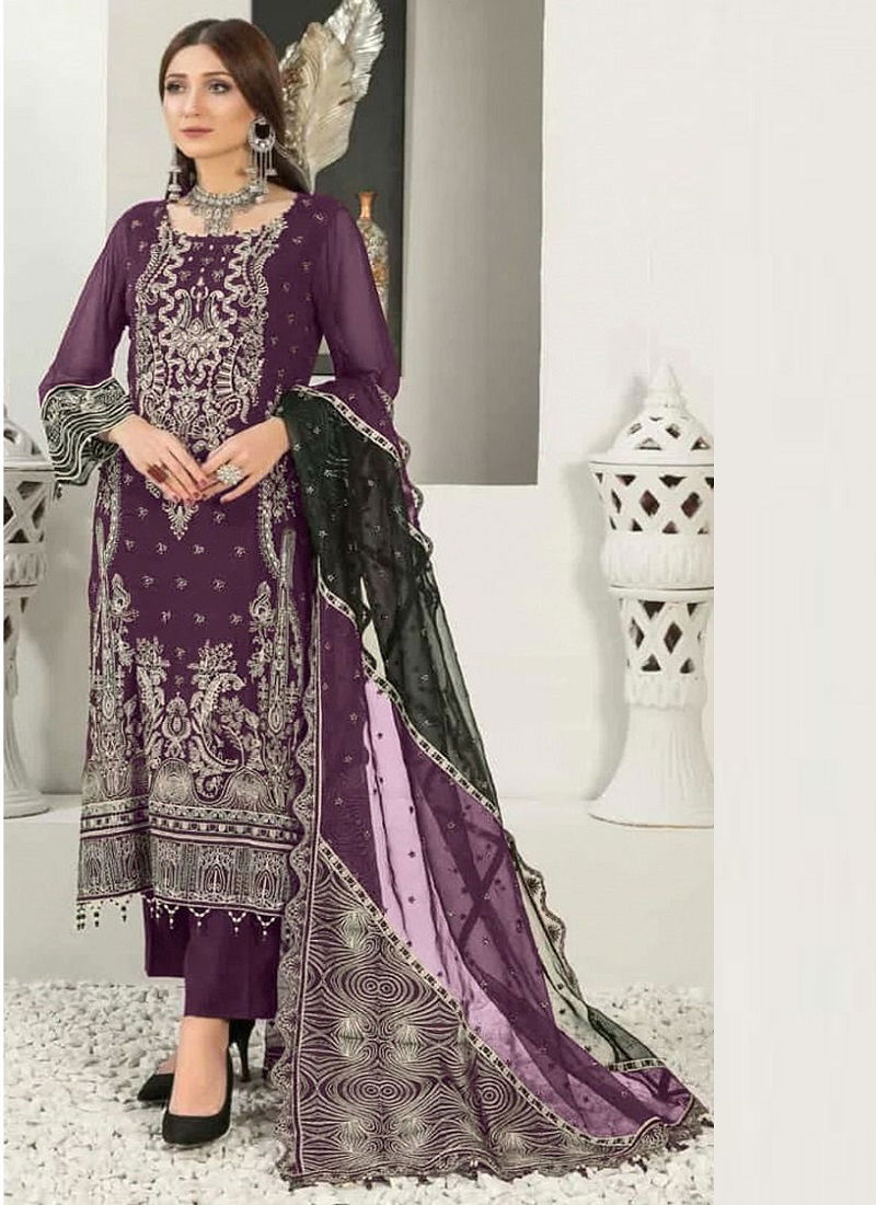 Saniya ST 2004 Fancy Festive Wear Wholesale Pakistani Salwar Suits Catalog